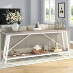 70.9 Inches Long Narrow Sofa Table Behind Couch for Entryway