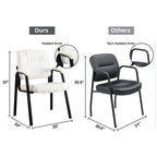 Premium Leather Executive Office Chairs with Padded Armrest