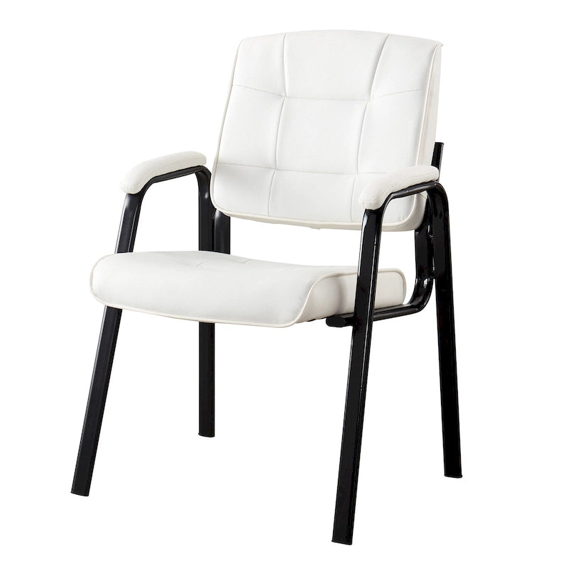 Premium Leather Executive Office Chairs with Padded Armrest