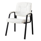 Premium Leather Executive Office Chairs with Padded Armrest