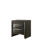 Priscella 6 Piece Gray Oak Storage Platform Bedroom Set