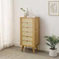 Adelphi Cane 5-Drawer Jewelry Armoire