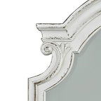 Set letto imbottito, comò e specchio, e comodino Magnolia Manor