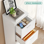 Moasis 51H 4 Drawers File Cabinet Lockable Vertical Storage Cabinet for Home Office