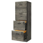 Moasis 51H 4 Drawers File Cabinet Lockable Vertical Storage Cabinet for Home Office