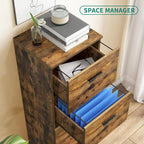 Moasis 51H 4 Drawers File Cabinet Lockable Vertical Storage Cabinet for Home Office