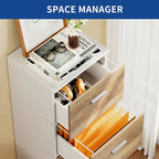 Moasis 51H 4 Drawers File Cabinet Lockable Vertical Storage Cabinet for Home Office