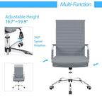 Homall Ribbed Office Chair Computer Desk Chair