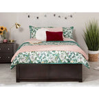 Concord Wood King Platform Bed with Twin XL Trundle