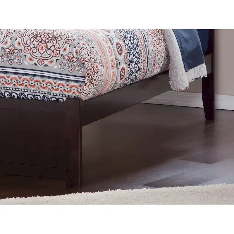 Concord Wood King Platform Bed with Twin XL Trundle