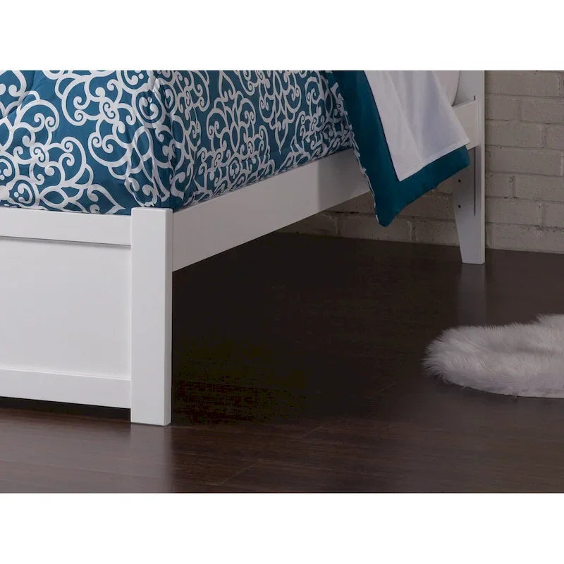 Concord Wood King Platform Bed with Twin XL Trundle