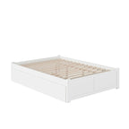 Concord Wood King Platform Bed with Twin XL Trundle