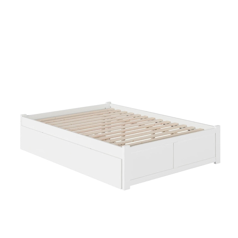 Concord Wood King Platform Bed with Twin XL Trundle