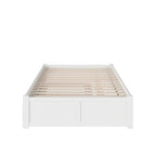 Concord Wood King Platform Bed with Twin XL Trundle
