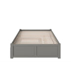 Concord Wood King Platform Bed with Twin XL Trundle