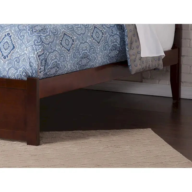 Concord Wood King Platform Bed with Twin XL Trundle