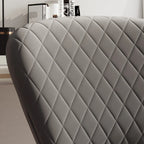 Corvus Velvet Armless Adjustable Swivel Home Office Chair