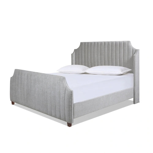 Struttura letto imbottita con pannelli e canali Addison King