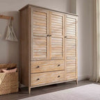 Grain Wood Furniture Greenport Solid Wood 3-door Armoire