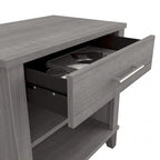 Somerset Ash Grey Headboard, Dresser and Nightstand Bedroom Set