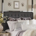 Solivita King-size Black Nickel Frame Canopy Bed by INSPIRE Q Bold