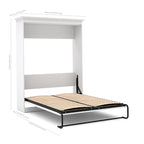 Letto a scomparsa e organizer per armadio a muro Versatile (84W) di Bestar