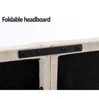Headboard Queen Foldable Upholstered Headboard for Queen