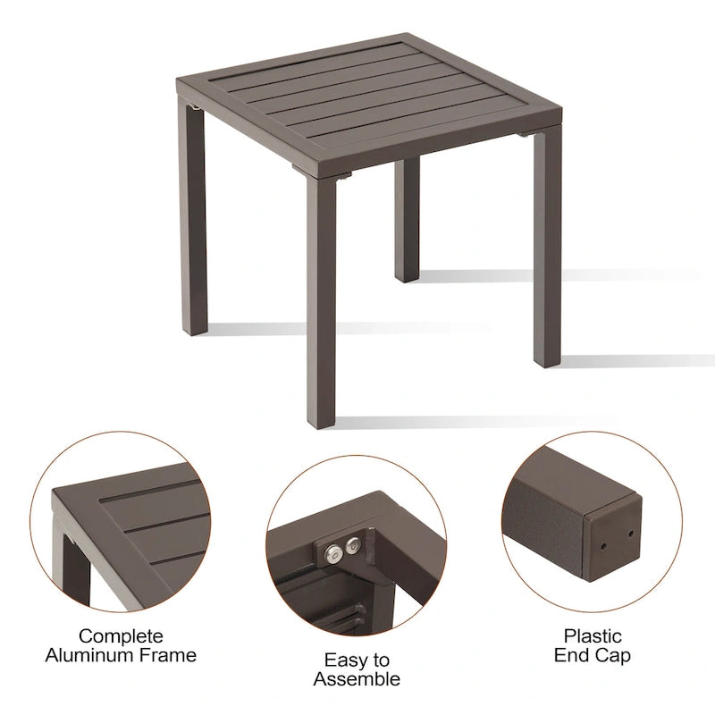 Crestlive Products Outdoor Patio Adjustable Chaise Lounge Chairs Set