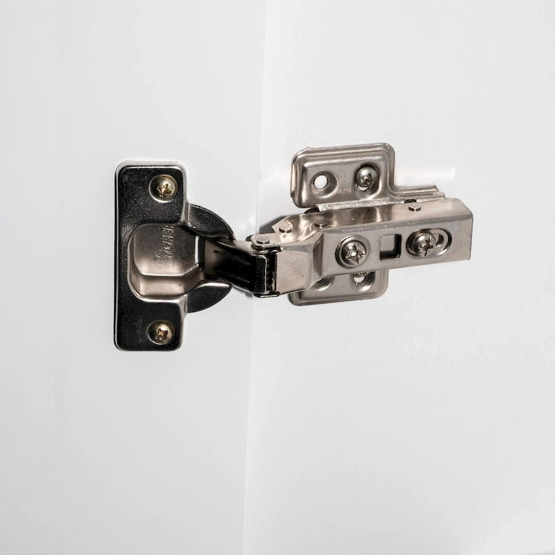 Palace Imports Armadio Intelligente 100% Legno Massello con 2 Cassetti, Pomelli in Metallo o Legno