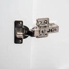 Palace Imports Armadio Intelligente 100% Legno Massello con 2 Cassetti, Pomelli in Metallo o Legno