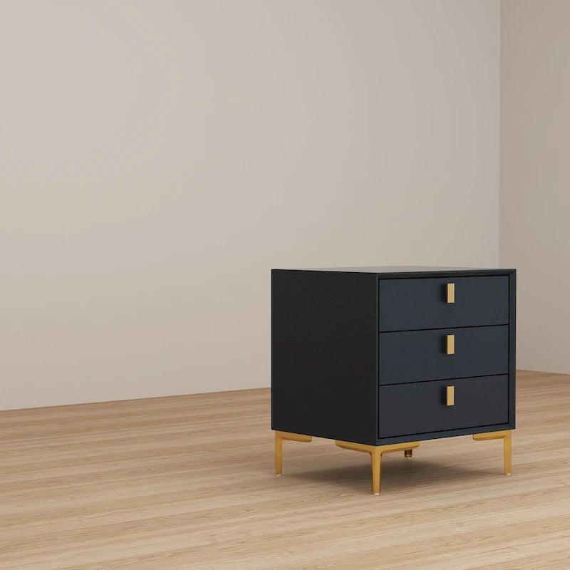 Timechee 3-Drawer Nightstand End Table Bedside Table