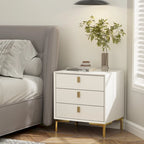 Timechee 3-Drawer Nightstand End Table Bedside Table
