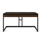 WYNDENHALL Cecilia Solid Acacia Wood Industrial Office Desk