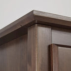 Grain Wood Furniture Shaker 2-Door Solid Wood Armoire - 41x72x22