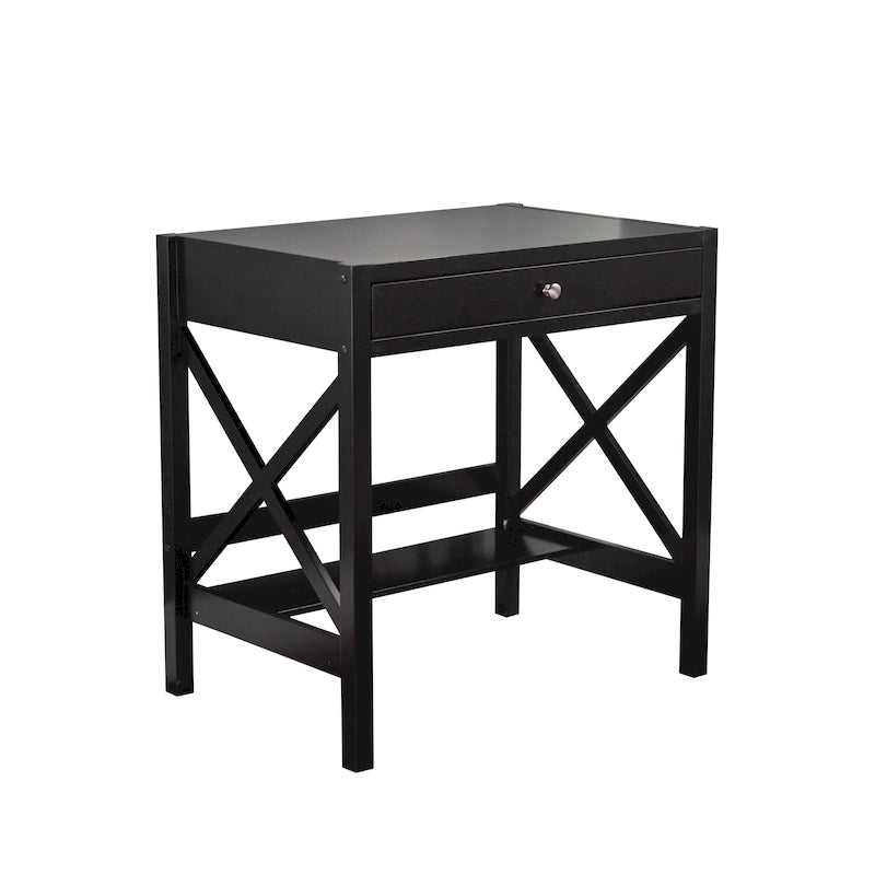 Simple Living X-Frame Farmhouse Wood Desk