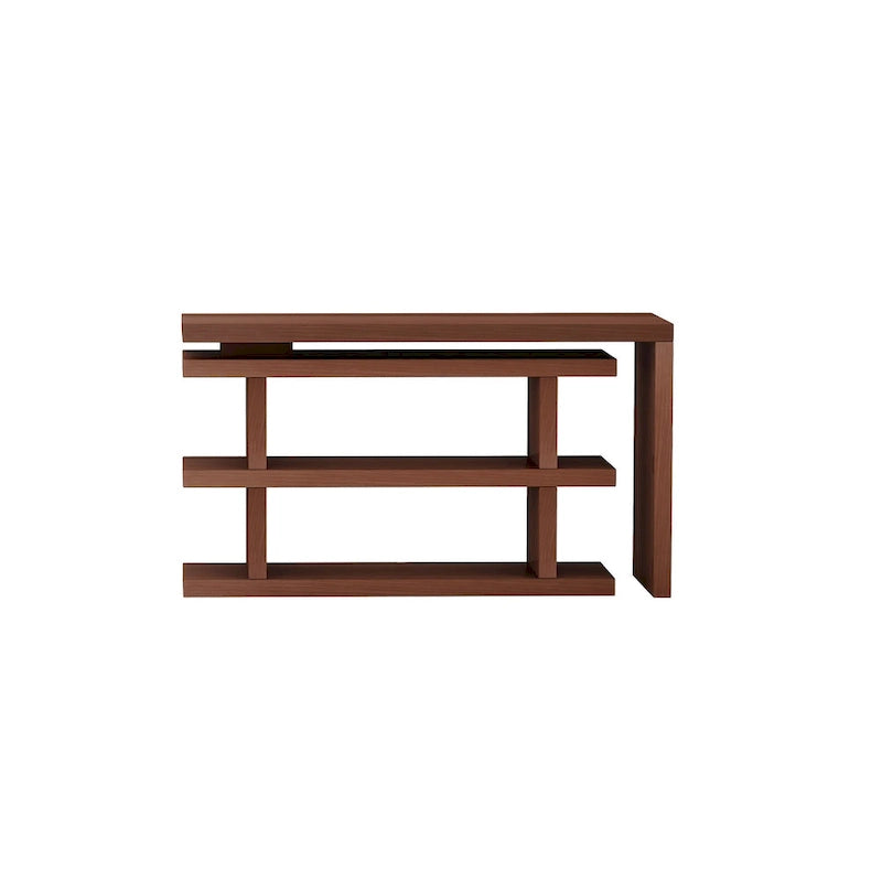 Somette Motion Home Office Desk with Shelves
