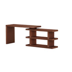 Somette Motion Home Office Desk with Shelves
