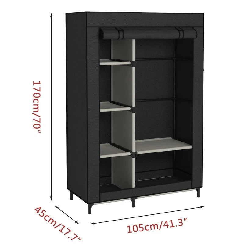 Portable Closet Wardrobe Clothes Storage
