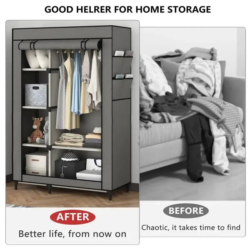 Portable Closet Wardrobe Clothes Storage