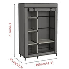 Portable Closet Wardrobe Clothes Storage