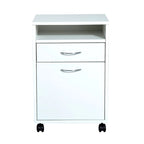 HOMCOM 24 Mobile Printer Cart with 2 Drawers, White