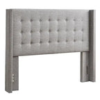 Melina Linen Tufted Wingback Headboard by iNSPIRE Q Bold
