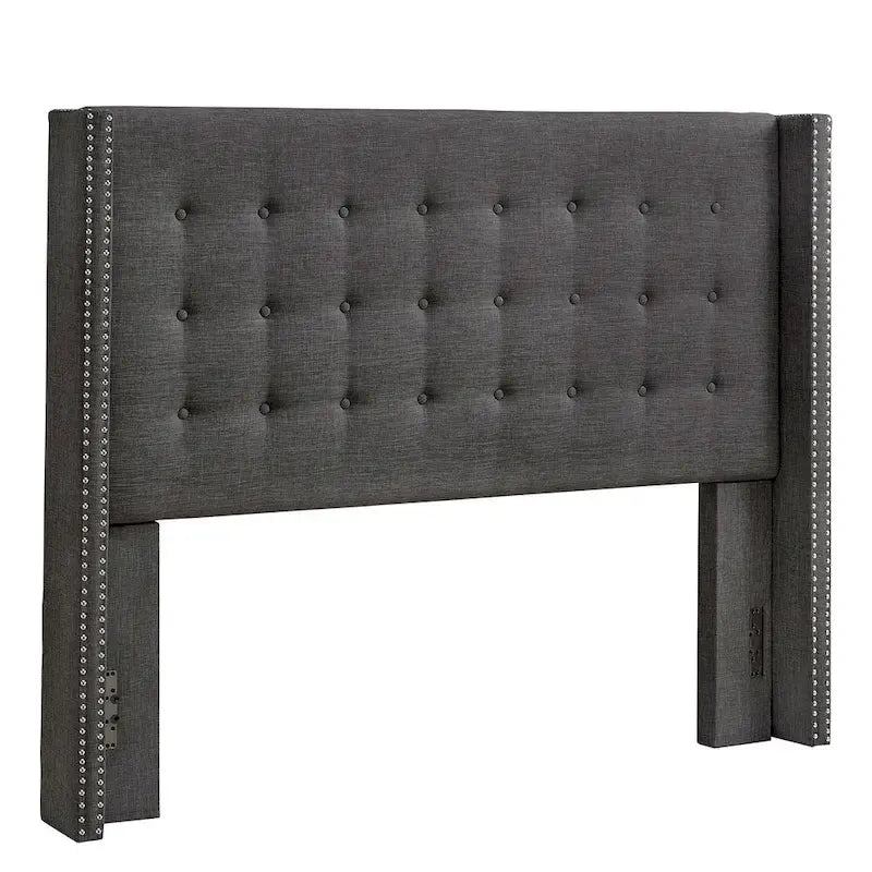 Melina Linen Tufted Wingback Headboard by iNSPIRE Q Bold