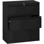 35W 2/3/4-drawer Lateral Locking Steel File Cabinet for A4, Legal, Letter
