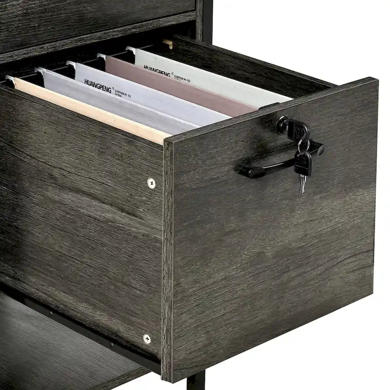 Moasis 59 Inch Computer Gaming Desk with Hutch and Bookshelf Home Office Desks with 3 Drawers