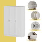 47.2W Contemporary Modern Freestanding Wardrobe Armoire Closet