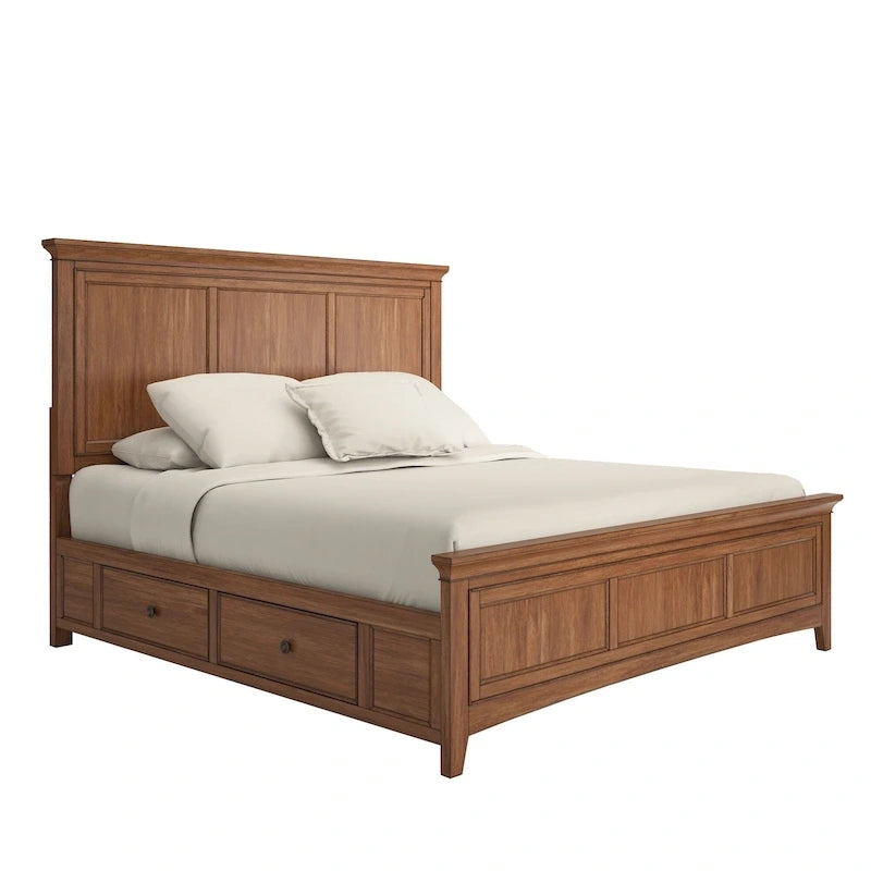 Letto contenitore con pannelli in legno per letto King Size Ediline di iNSPIRE Q Classic