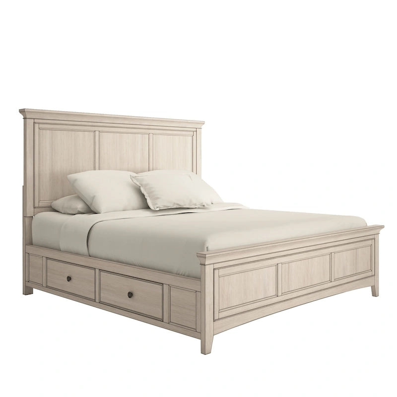 Letto contenitore con pannelli in legno per letto King Size Ediline di iNSPIRE Q Classic