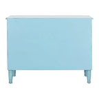 SAFAVIEH Leanna Distressed Blue 3-Drawer Storage Chest