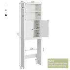 Futzca Over The Toilet Storage Cabinet with Door